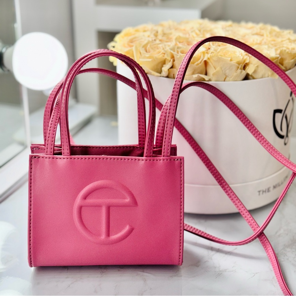 Telfar Small Shopping Bag in Corned Beef